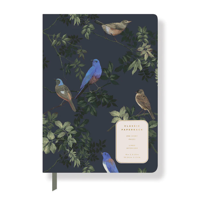 Midnight Bird Small Paperback Journal