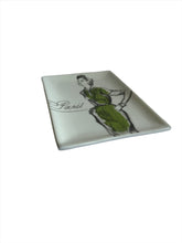 Load image into Gallery viewer, Paris Green Dress Tray Trinket Dish