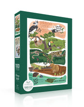 Load image into Gallery viewer, Amazon Jungle 100 Piece Education Kids Jigsaw Puzzle