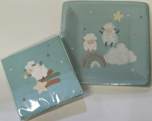 "Counting Sheep" Small Tableware Set - Party of 8