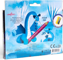 Load image into Gallery viewer, "Magical Creatures" 12 Colored Pencils - Metallic and Fluorescent