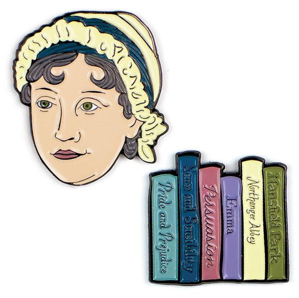 Jane Austen Pin Set