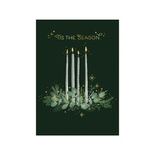 Load image into Gallery viewer, SET OF 3 Multipack Green Botanicals Christmas Cards & Envelopes