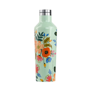 Mint Lively Floral 16 oz Canteen
