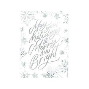 SET OF 3 Christmas Sayings Cards & Envelopes