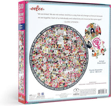 Load image into Gallery viewer, "Women March!" 500 Piece Round Puzzle