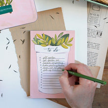 Load image into Gallery viewer, Plant To Do Blank Notepad