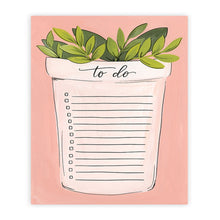 Load image into Gallery viewer, Plant To Do Blank Notepad