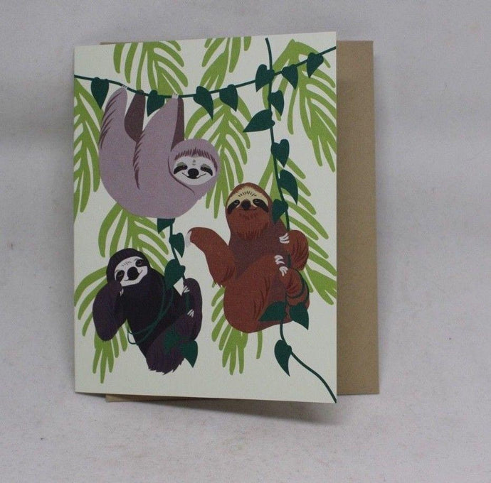 Sloth Greeting Cards