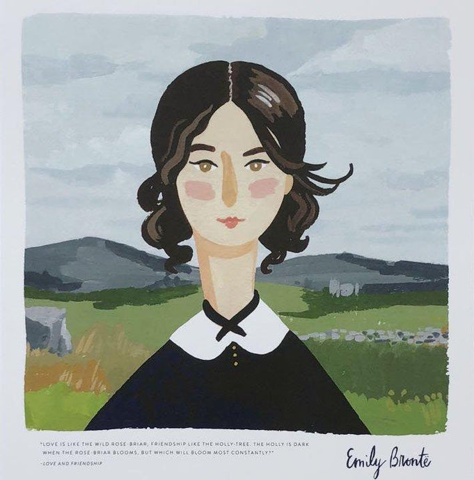 Ladies of Literature - Emily Brontë Print