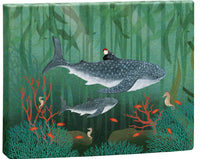 Load image into Gallery viewer, Roger la Borde Whale Song Chic Notecard Box