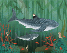 Load image into Gallery viewer, Roger la Borde Whale Song Chic Notecard Box