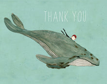 Load image into Gallery viewer, Roger la Borde Whale Song Chic Notecard Box