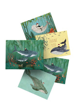 Load image into Gallery viewer, Roger la Borde Whale Song Chic Notecard Box