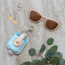 Load image into Gallery viewer, Love Joy Peace Hand-Sanitizer Holder With Travel Bottle