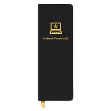 Load image into Gallery viewer, Black Password Jotter Journal