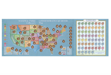 Load image into Gallery viewer, National Parks Commemorative Quarters Collector's Map 2010-2021