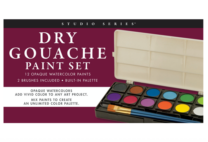Dry Gouache Paint Set