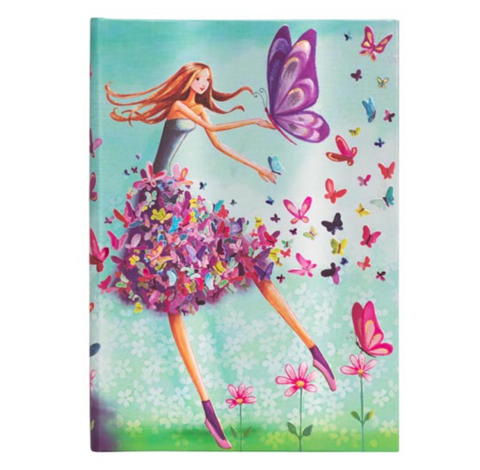 Summer Butterflies Midi Lined Journal
