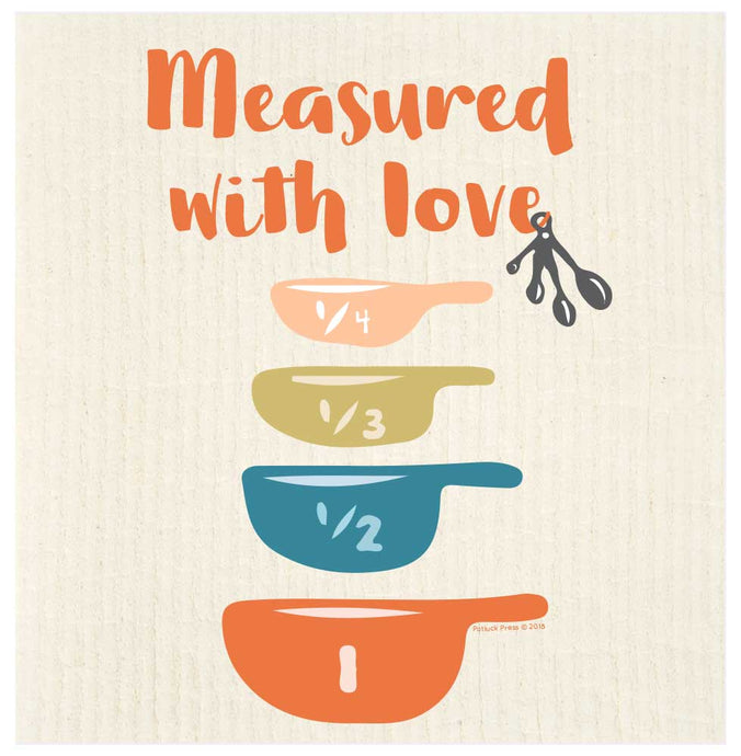 Measured with Love Swedish Dish Cloth