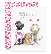Load image into Gallery viewer, Doggy Dress Up Valentine Cards - Set of 12