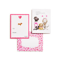 Load image into Gallery viewer, Doggy Dress Up Valentine Cards - Set of 12