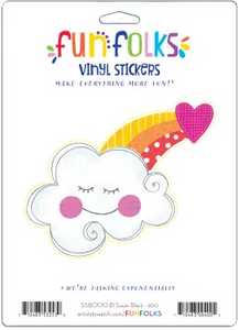 Love Cloud Fun Folks Vinyl Sticker