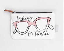 Load image into Gallery viewer, &quot;Looking For Trouble&quot; Glasses Case