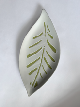 Load image into Gallery viewer, Large Ceramic Serving Plate - Safari White &amp; Green