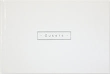 Load image into Gallery viewer, White Leather Guest Book