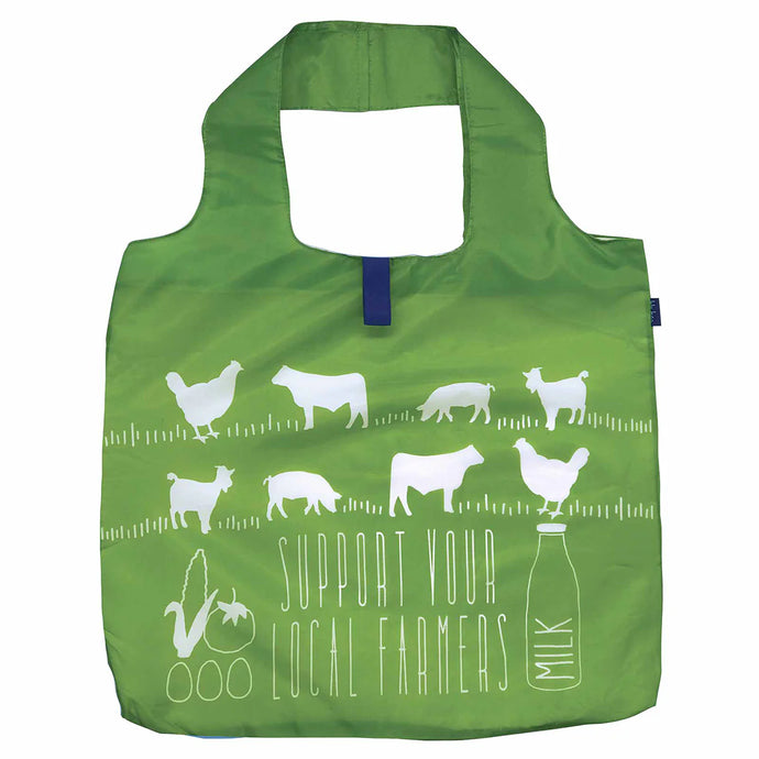 Support Your Local Farmers Blu Bag Reusable Shopping Bag