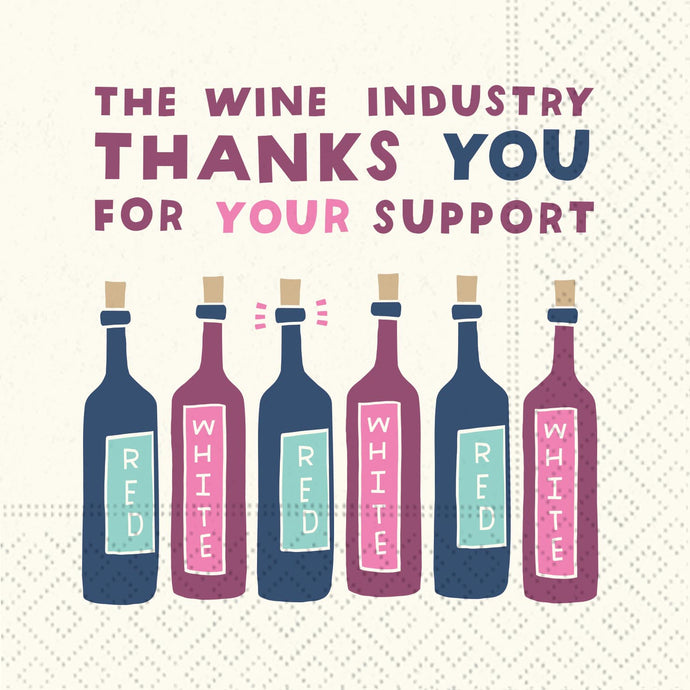 The Wine Industry Cocktail Napkins - Design Design