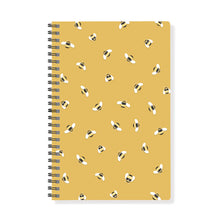 Load image into Gallery viewer, Bees Slim Paperback Spiral Journal