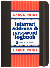 Load image into Gallery viewer, Large Print Internet Address &amp; Password Logbook