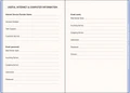 Load image into Gallery viewer, Wildflower Garden - Large Print Internet Address and Password Book