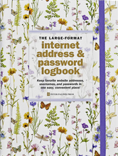 Load image into Gallery viewer, Wildflower Garden - Large Print Internet Address and Password Book