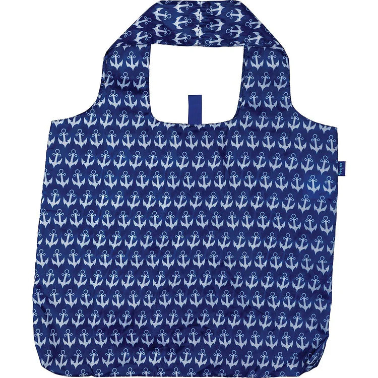 Anchor Navy Blu Bag Reusable Shopping Bag