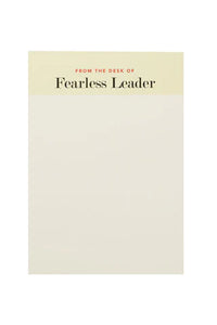 Fearless Leader Notepad