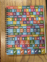 Load image into Gallery viewer, Happy Stripe - 2026 Weekly Planner - Spiral Spine