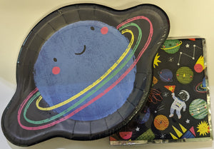 "Stellar Space Party" Large Tableware Set - Party of 8