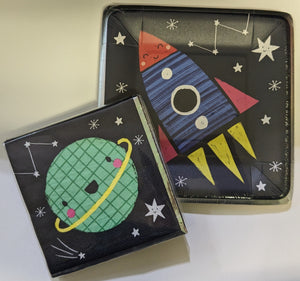 "Stellar Space Party" Small Tableware Set - Party of 8