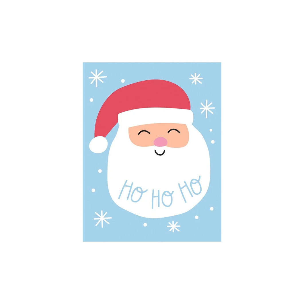 SET OF 3 Santa Christmas Cards & Envelopes