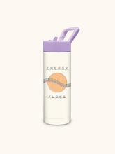 Load image into Gallery viewer, Studio Oh! Energy Flows Snap-Hook Water Bottle with Straw