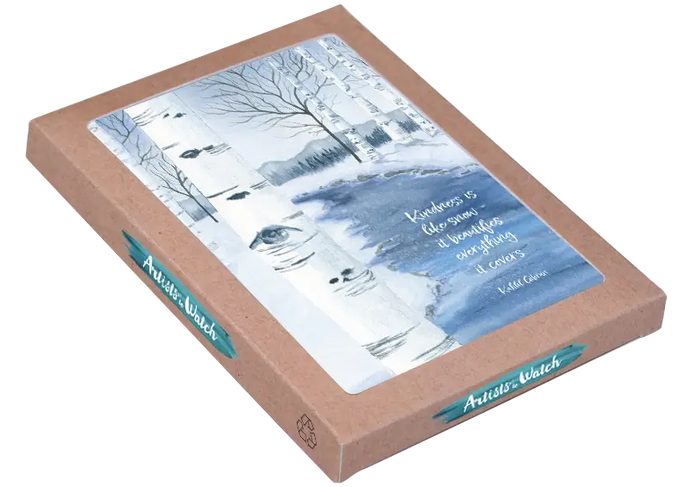 Artists To Watch Birch River Holiday Boxed Cards Set of 12