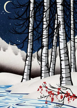 Load image into Gallery viewer, Artists To Watch Frozen Birch Holiday Boxed Cards