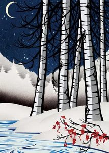 Artists To Watch Frozen Birch Holiday Boxed Cards