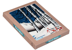 Artists To Watch Frozen Birch Holiday Boxed Cards