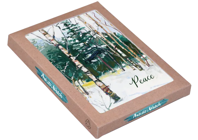 Artists To Watch Peace Holiday Boxed Cards Set of 12