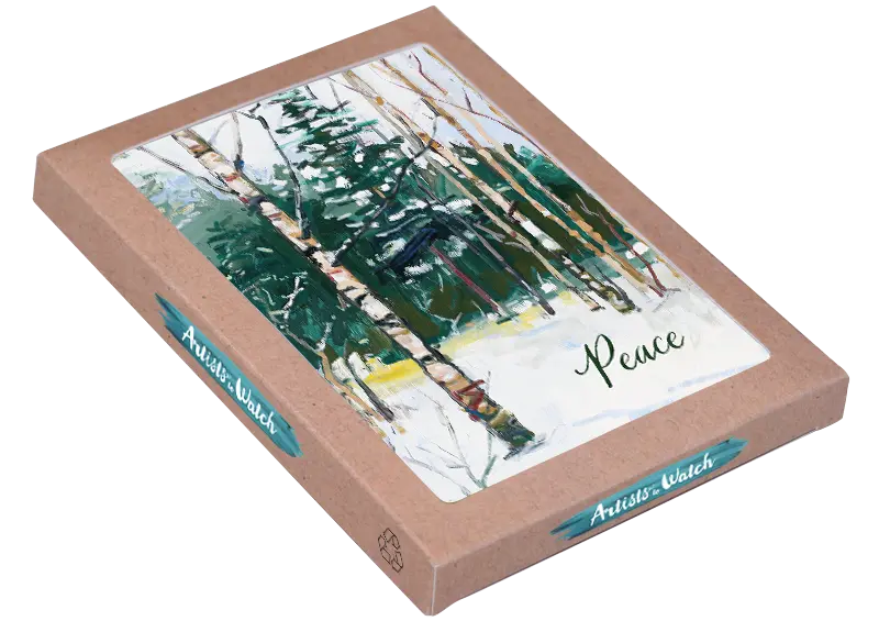 Artists To Watch Peace Holiday Boxed Cards Set of 12