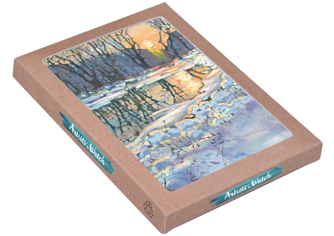 Artists To Watch Solstice Sunrise Holiday Boxed Cards Set of 12